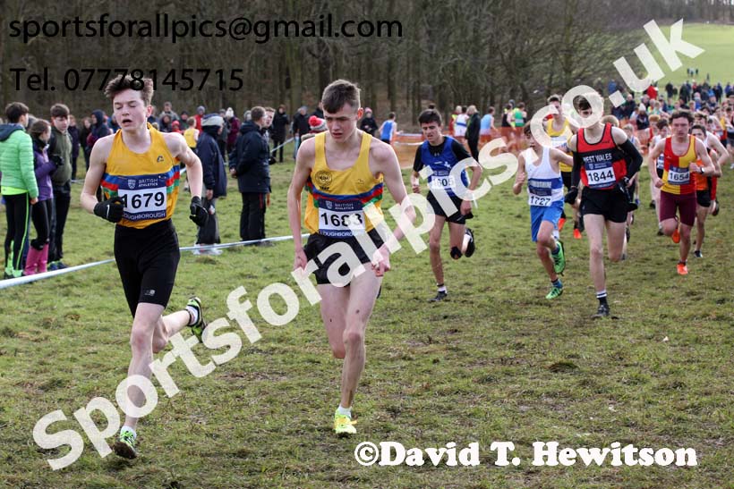 Boys under-15s 2019 British Athletics Inter Counties Cross Country, Prestwood Hall, Loughborough. Photo:  David T. Hewitson/Sports for All Pics